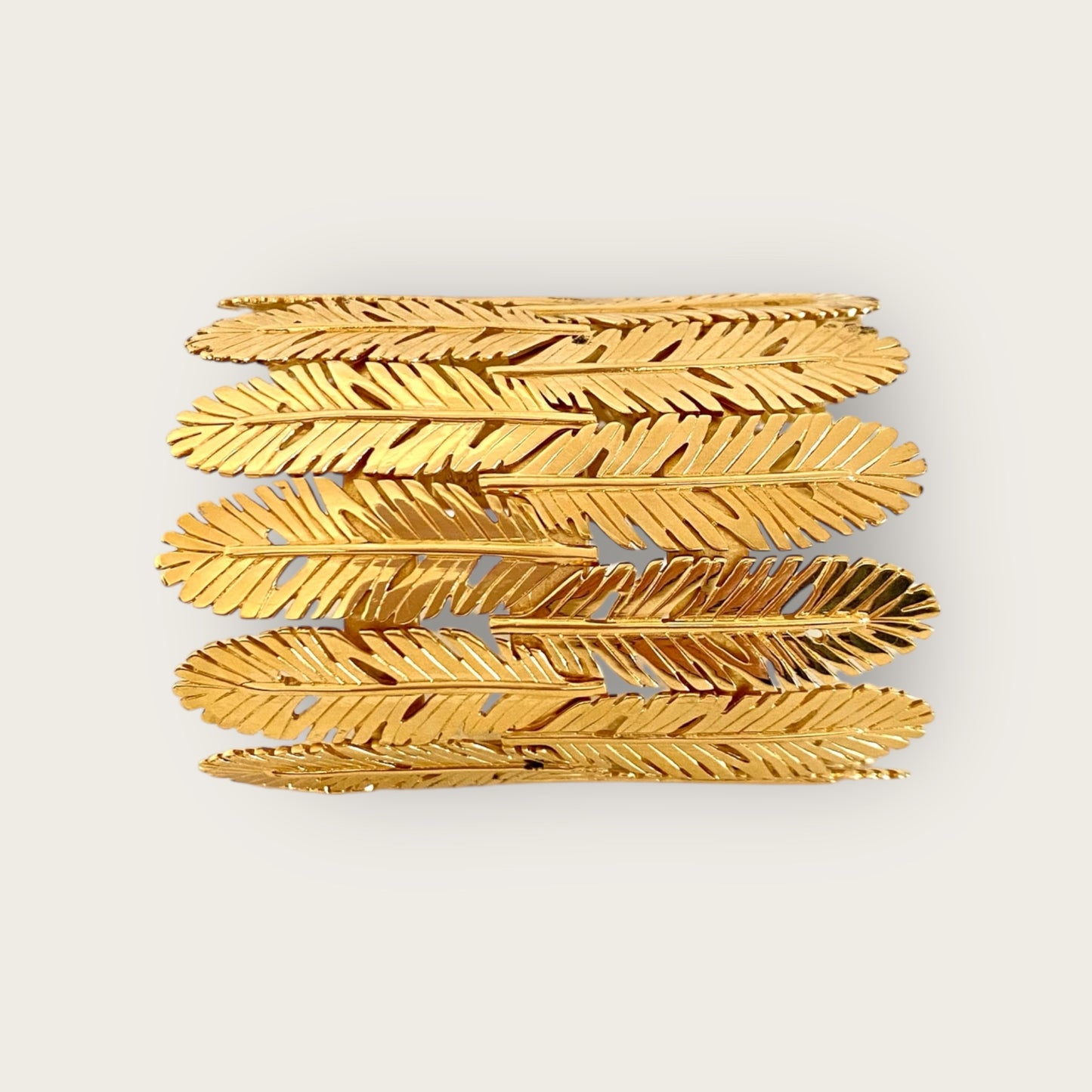 Vintage feather bracelet 80’