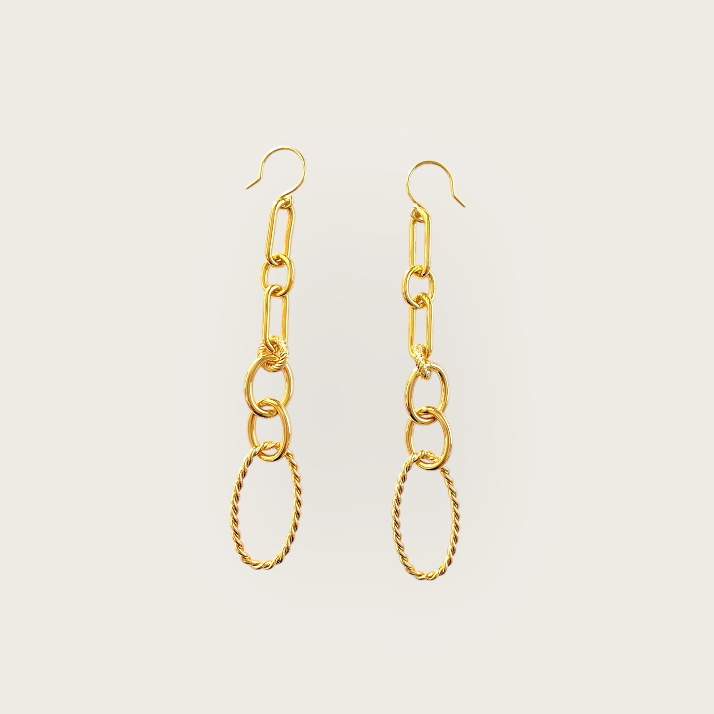 Chunky big earrings