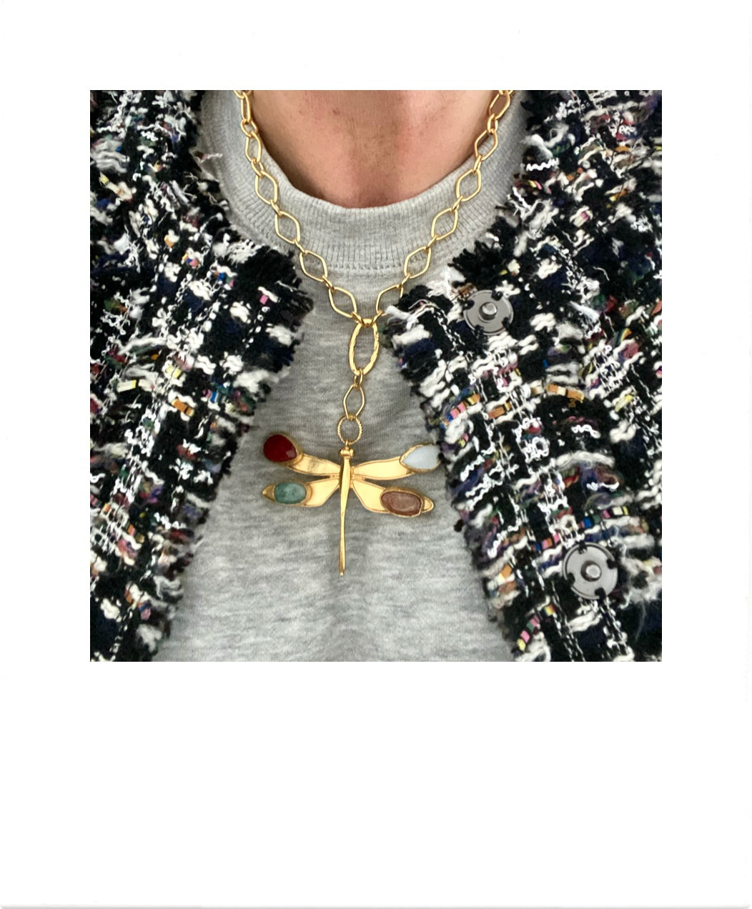 Necklace with Dragonfly