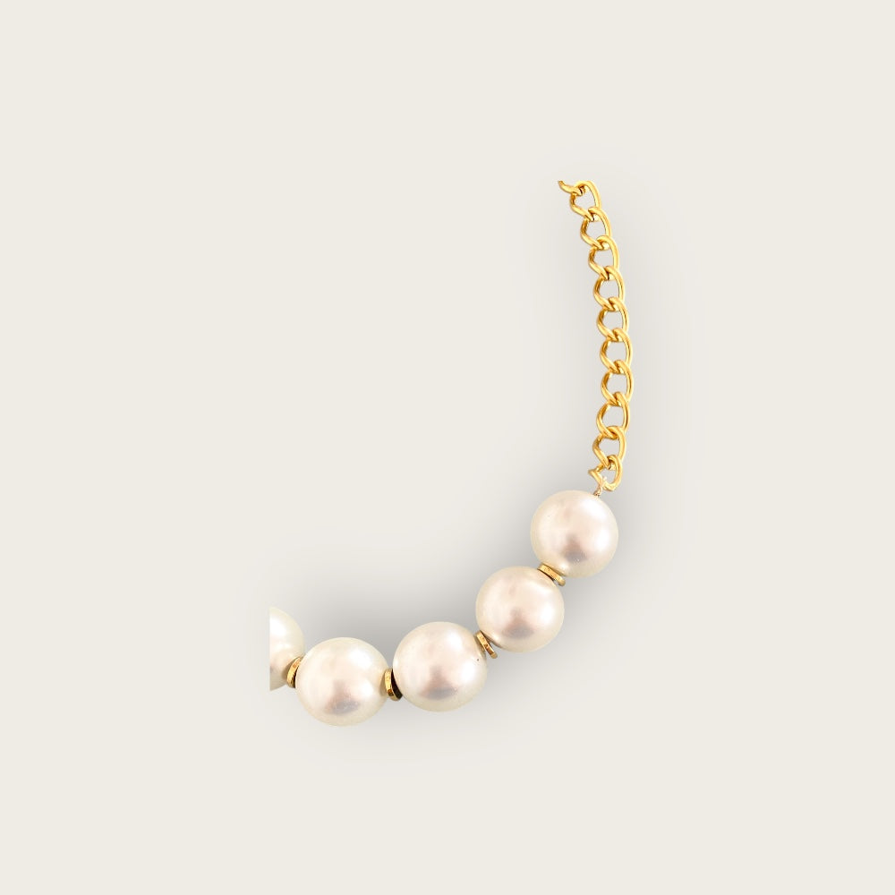 Ras du cou pearl necklace