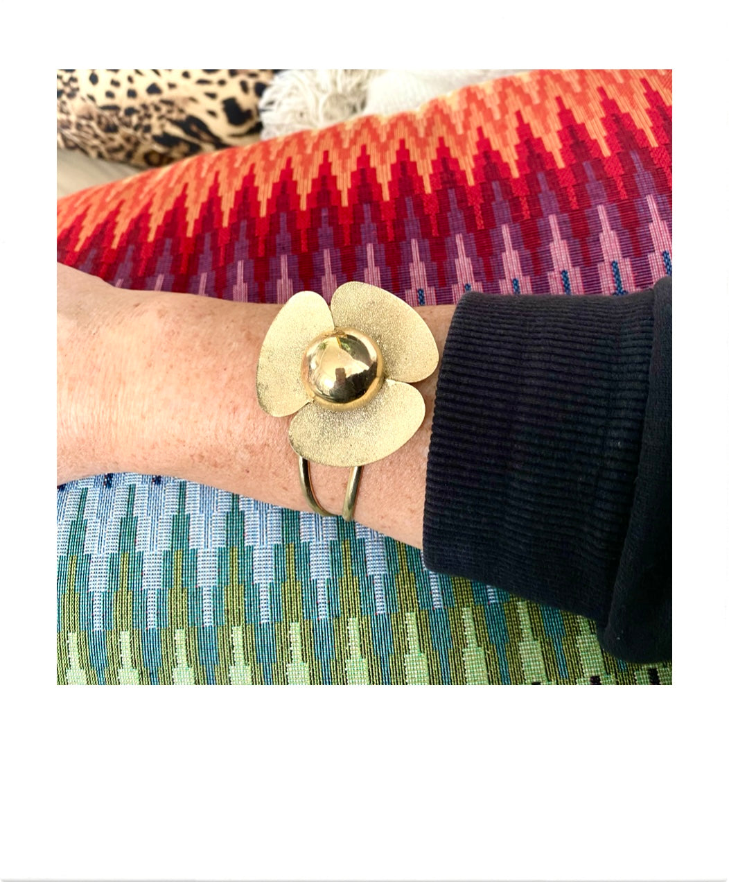 Vintage 80’ Flower bracelet