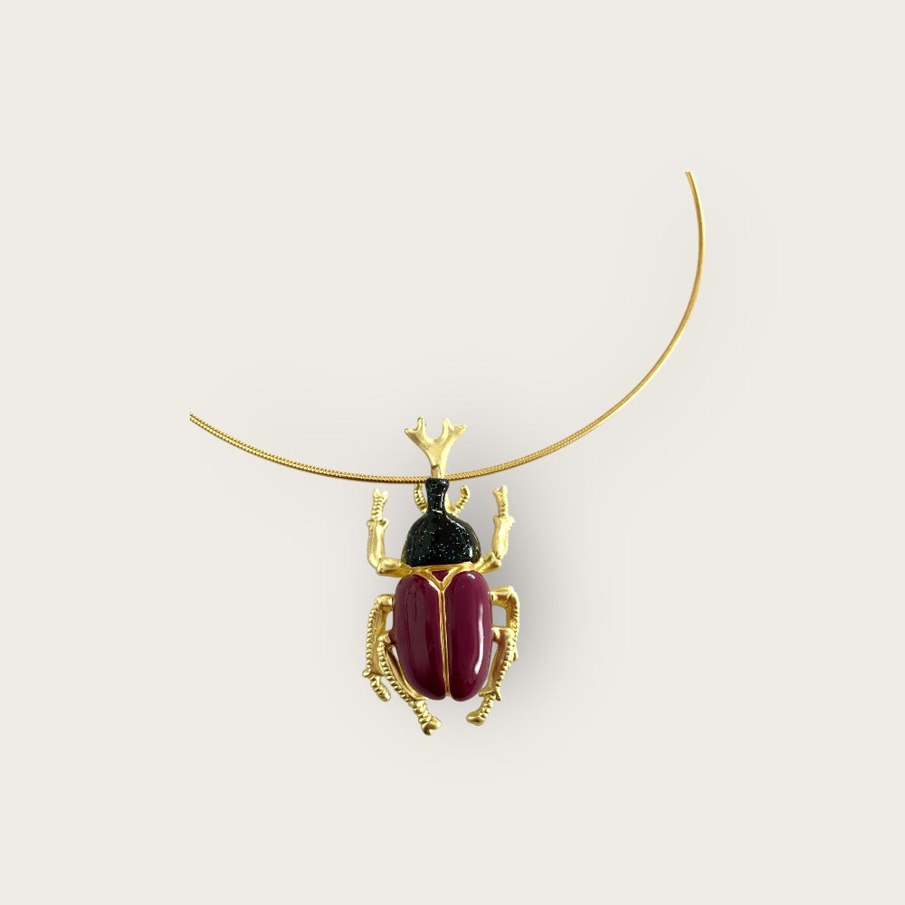 Choker met Scarabee