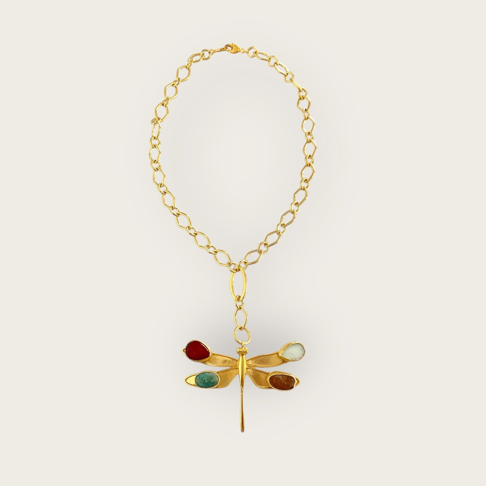 Necklace with Dragonfly