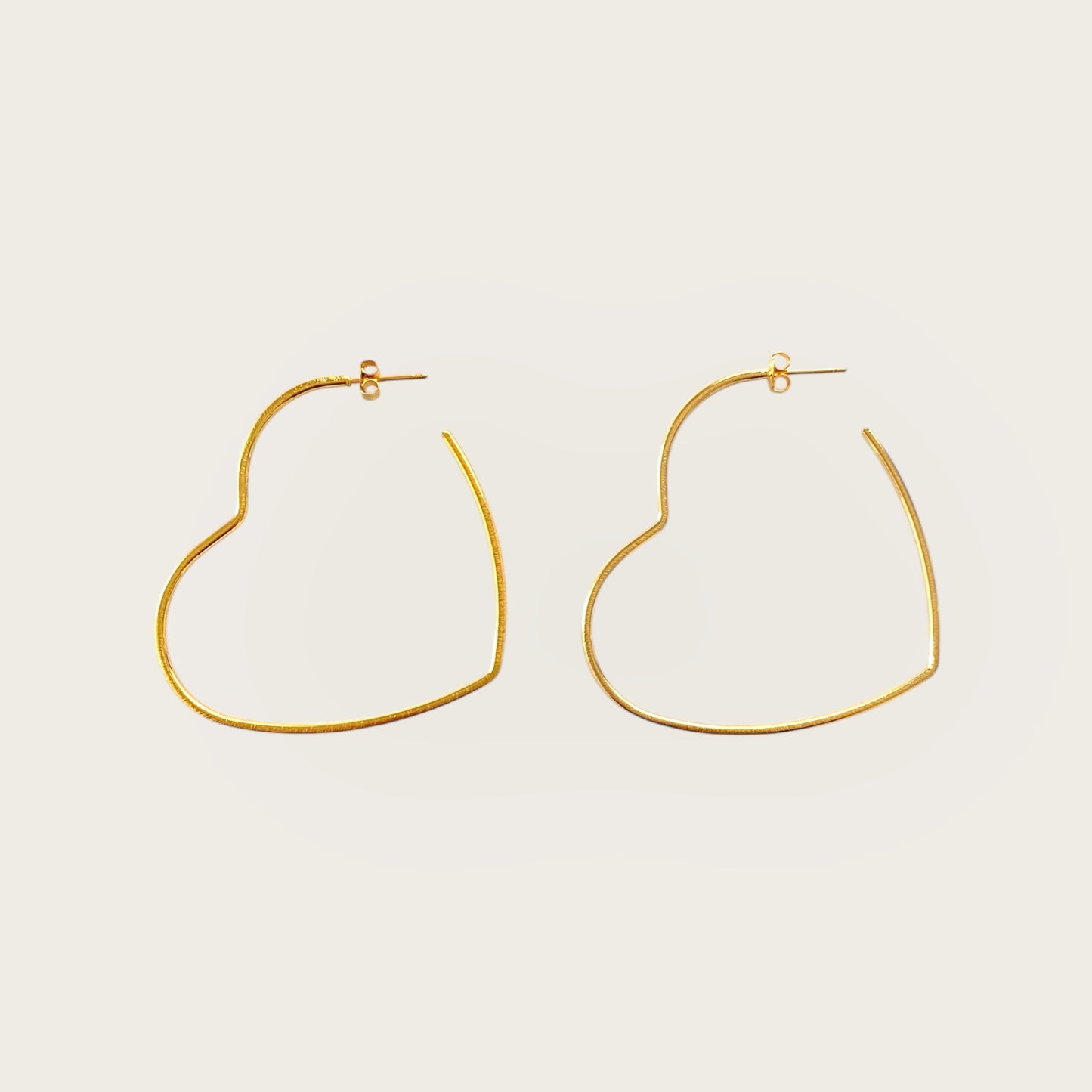 Big hearts earrings