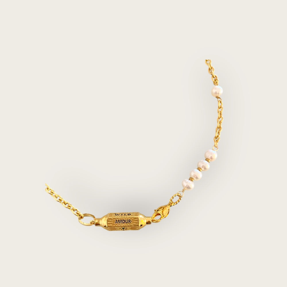 Ras du cou necklace with locker