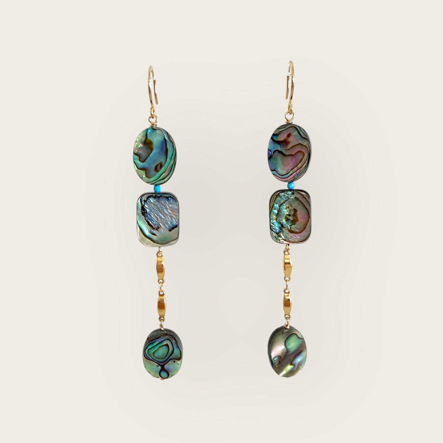 Abalone shell earrings