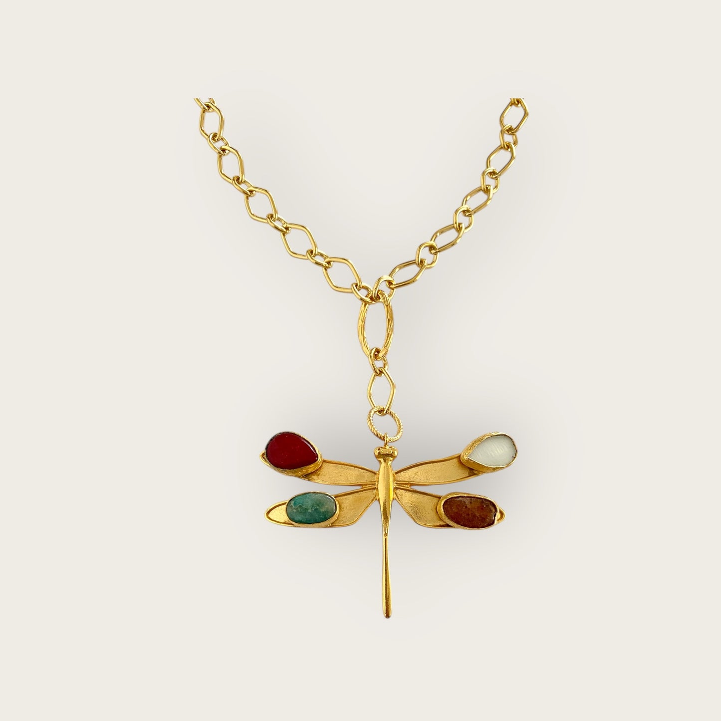 Necklace with Dragonfly