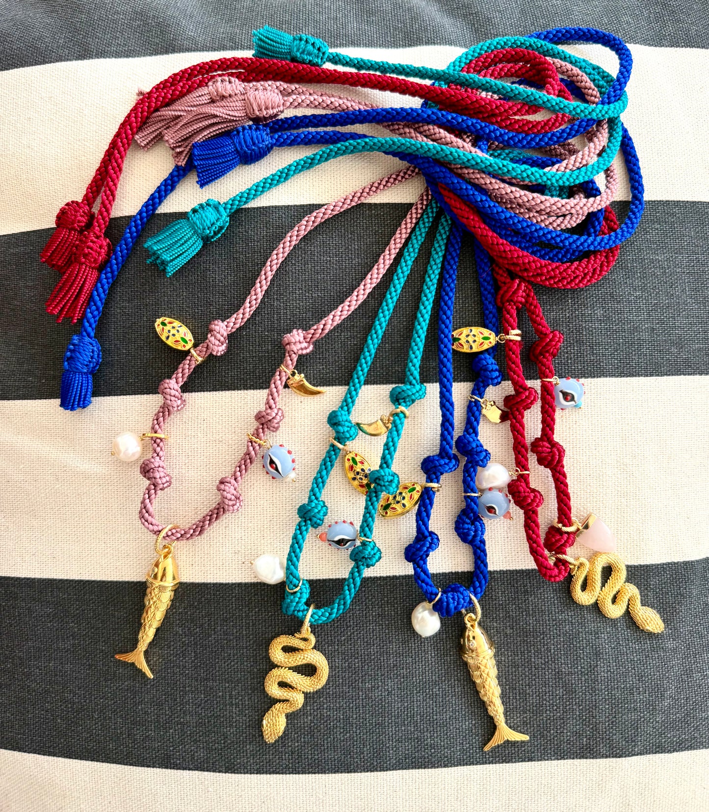 The LEA silk rope necklace