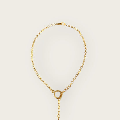 Long necklace with Baroque Pearl