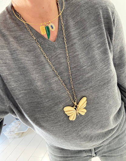 Vintage 80’ Butterfly necklace