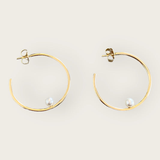 Pearl hoops