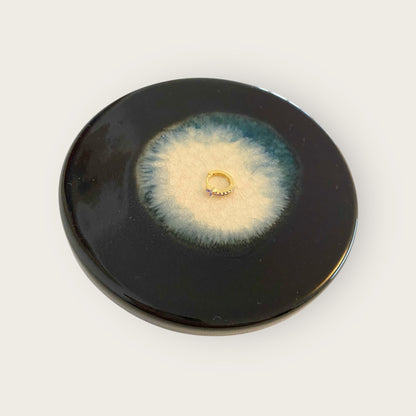 Small single hoop with zirconias