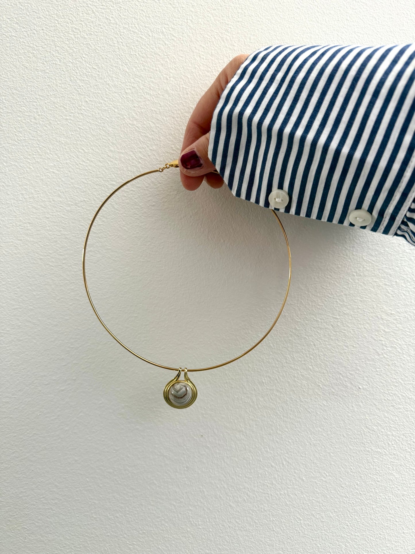 Ras du cou necklace with pendant