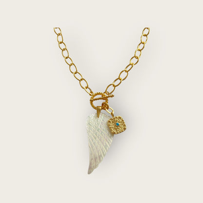 Feather necklace