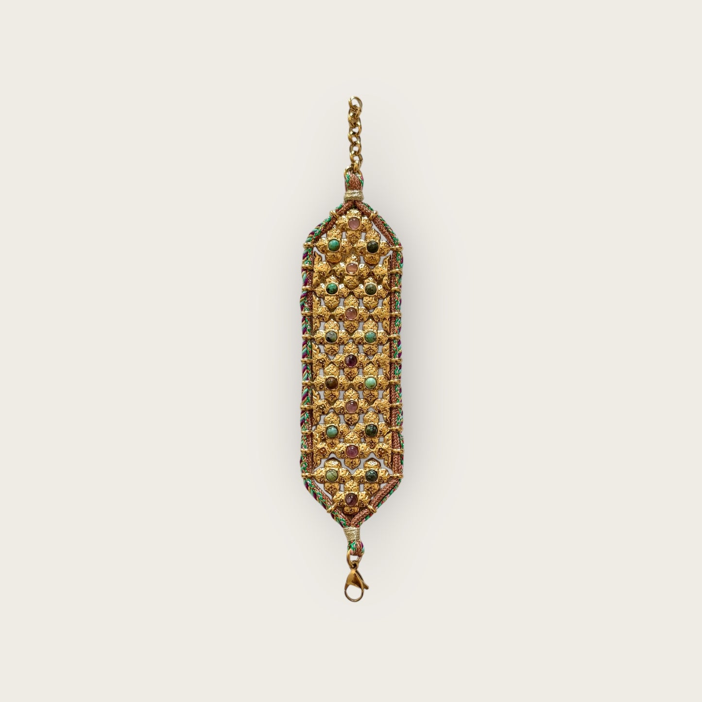 Bohemian bracelet with gemstones
