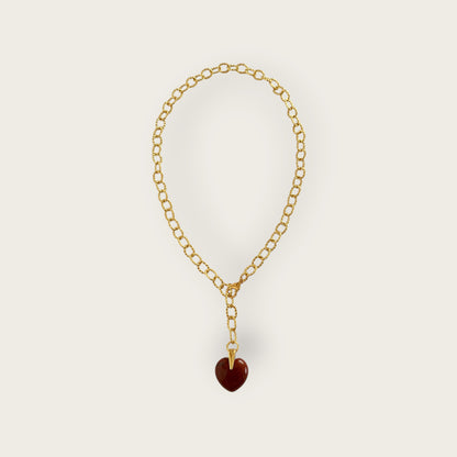 Necklace with Heart in Carnell