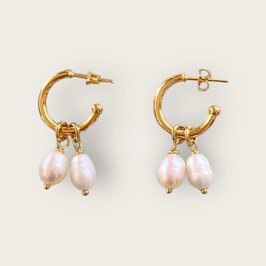 Pearl hoops