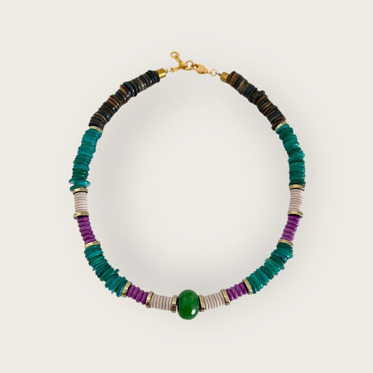 Grigri with Agate and Shell