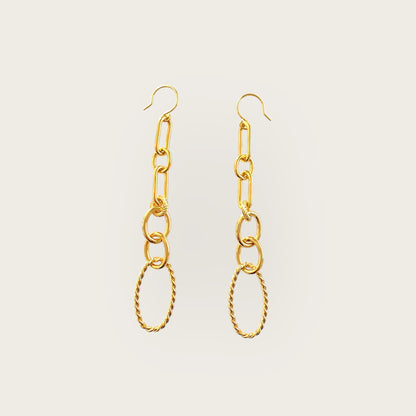 Chunky big earrings