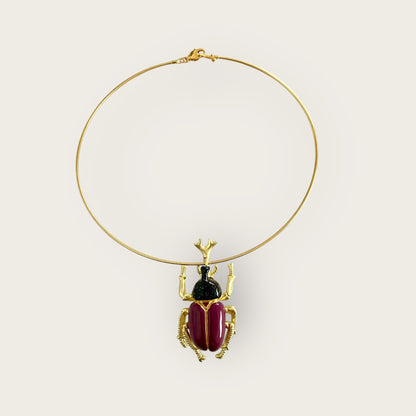 Choker met Scarabee