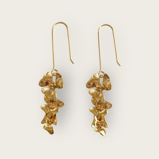 Flower earrings