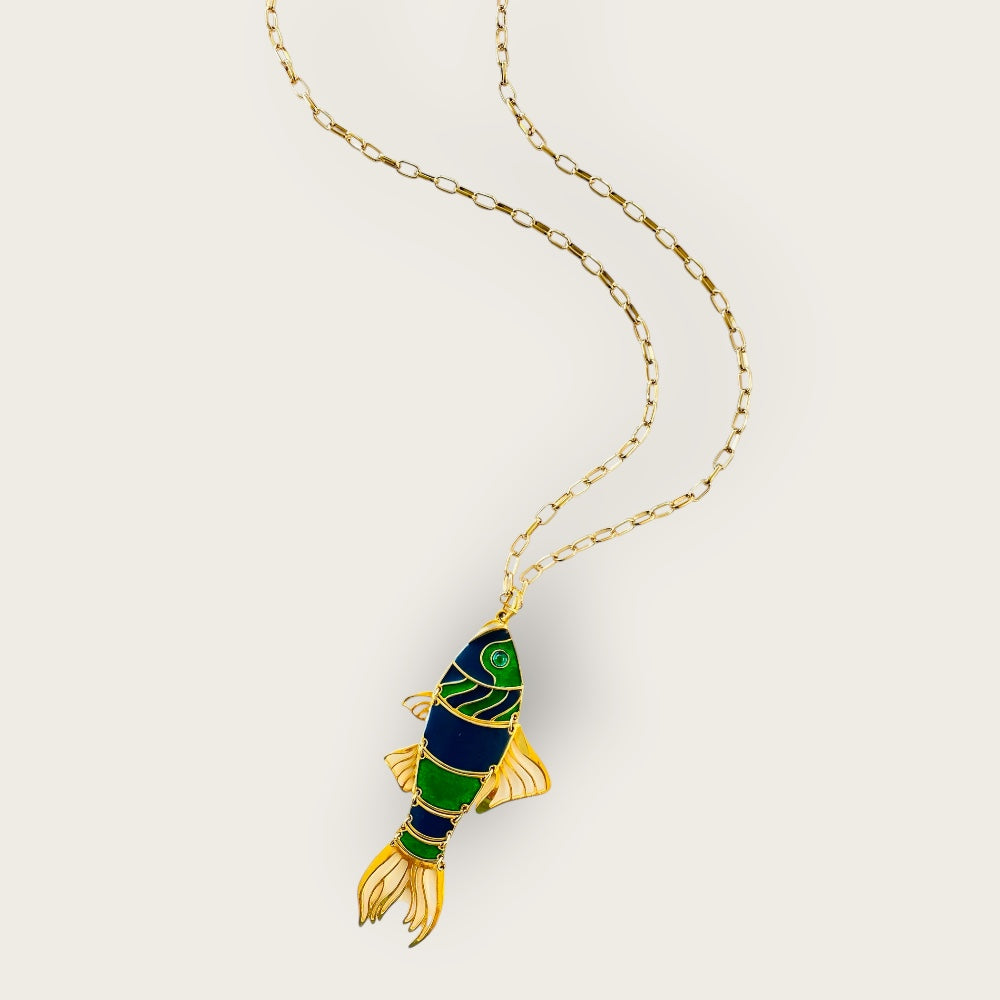 Preloved Fish necklace