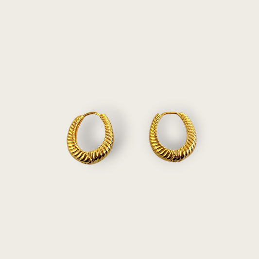 Small oval hoops