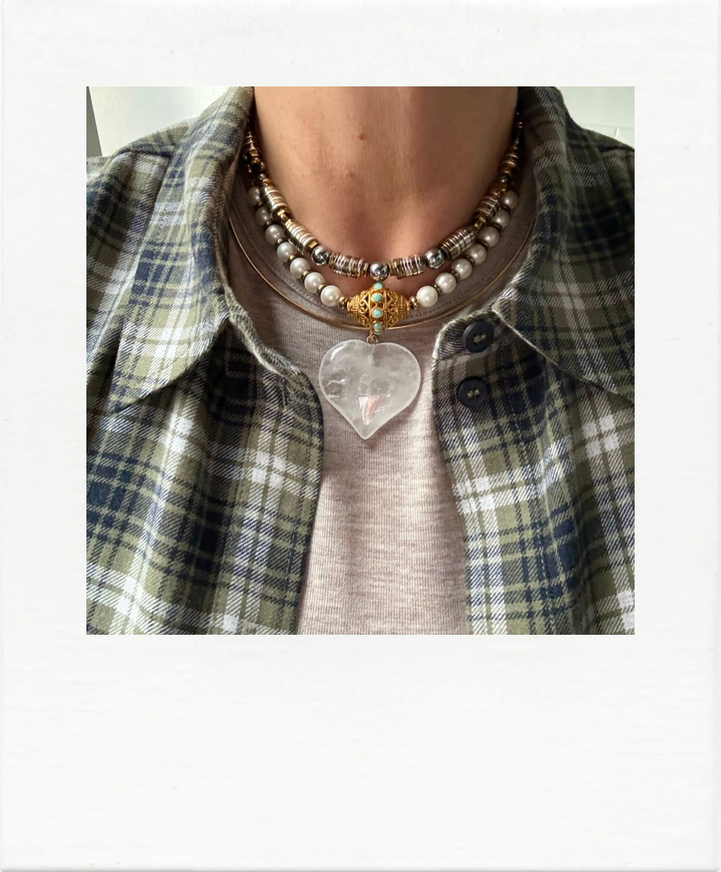 Ras du cou necklace with pendant
