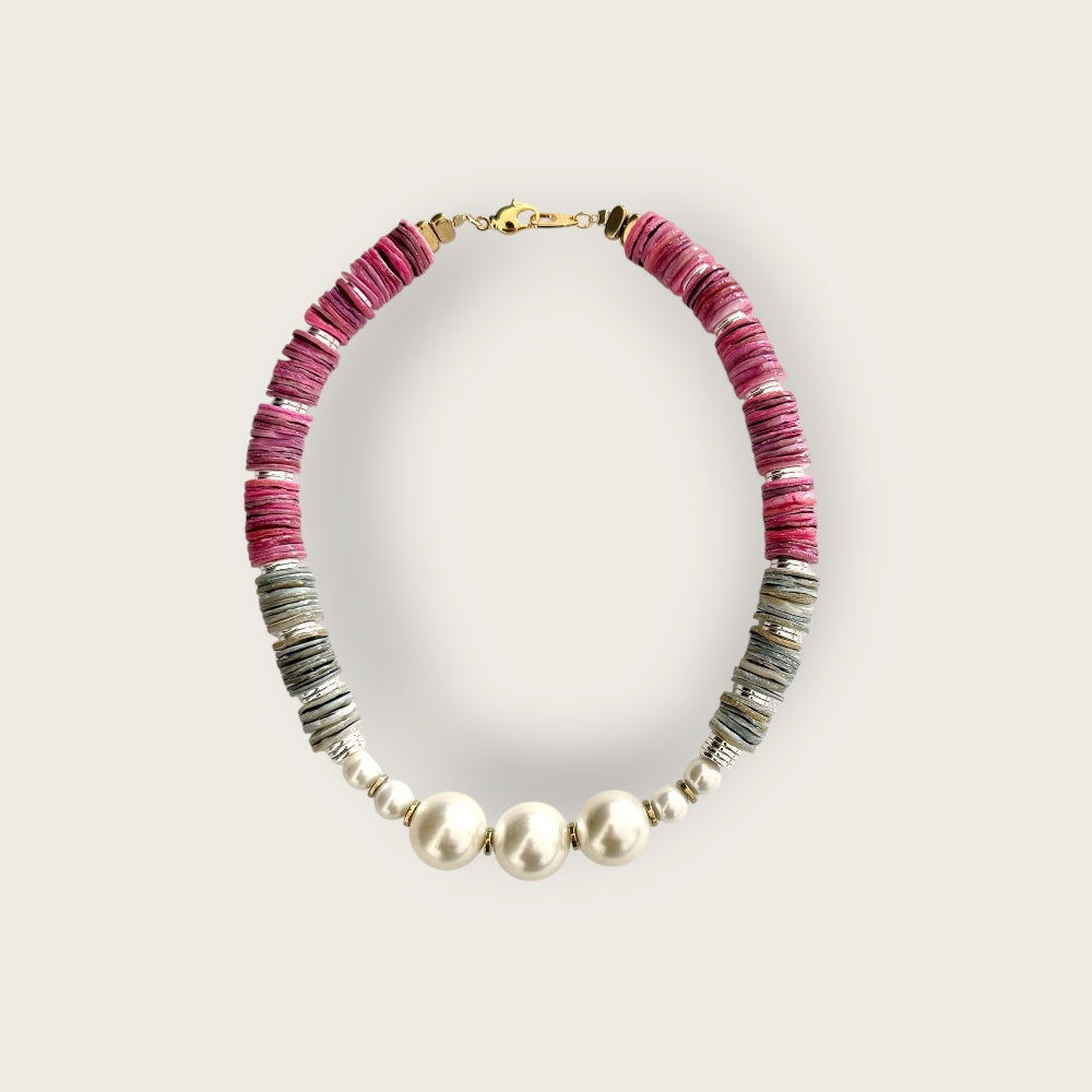 Ras du cou necklace with pearls