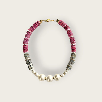 Ras du cou necklace with pearls