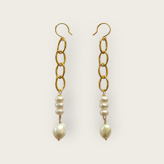 Pearl earrings