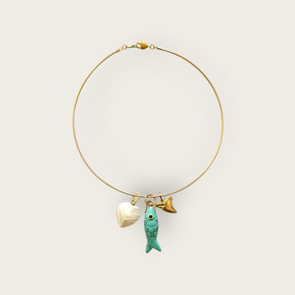 Necklace with pendants