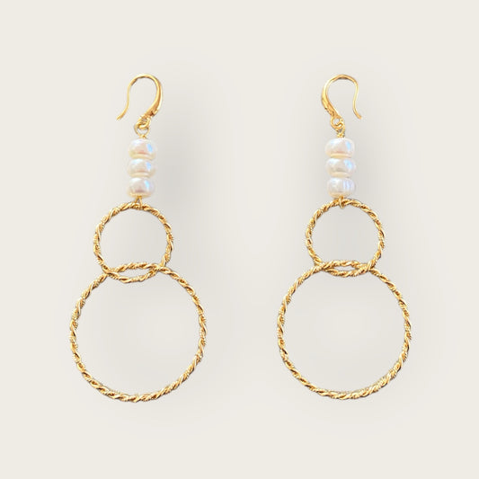 Pearl earrings