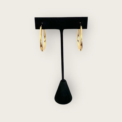 Hoops in drop shape