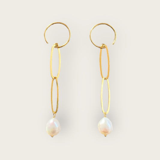 Pearl earrings