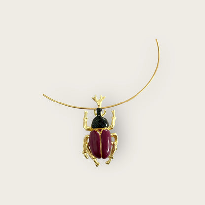 Choker met Scarabee