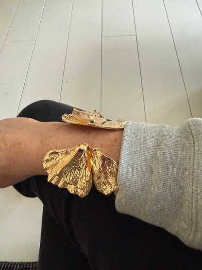 Bracelet with Ginko leafs