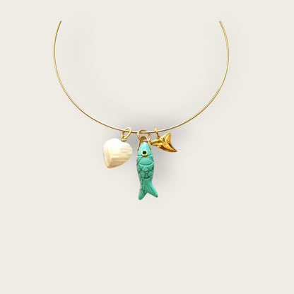 Necklace with pendants
