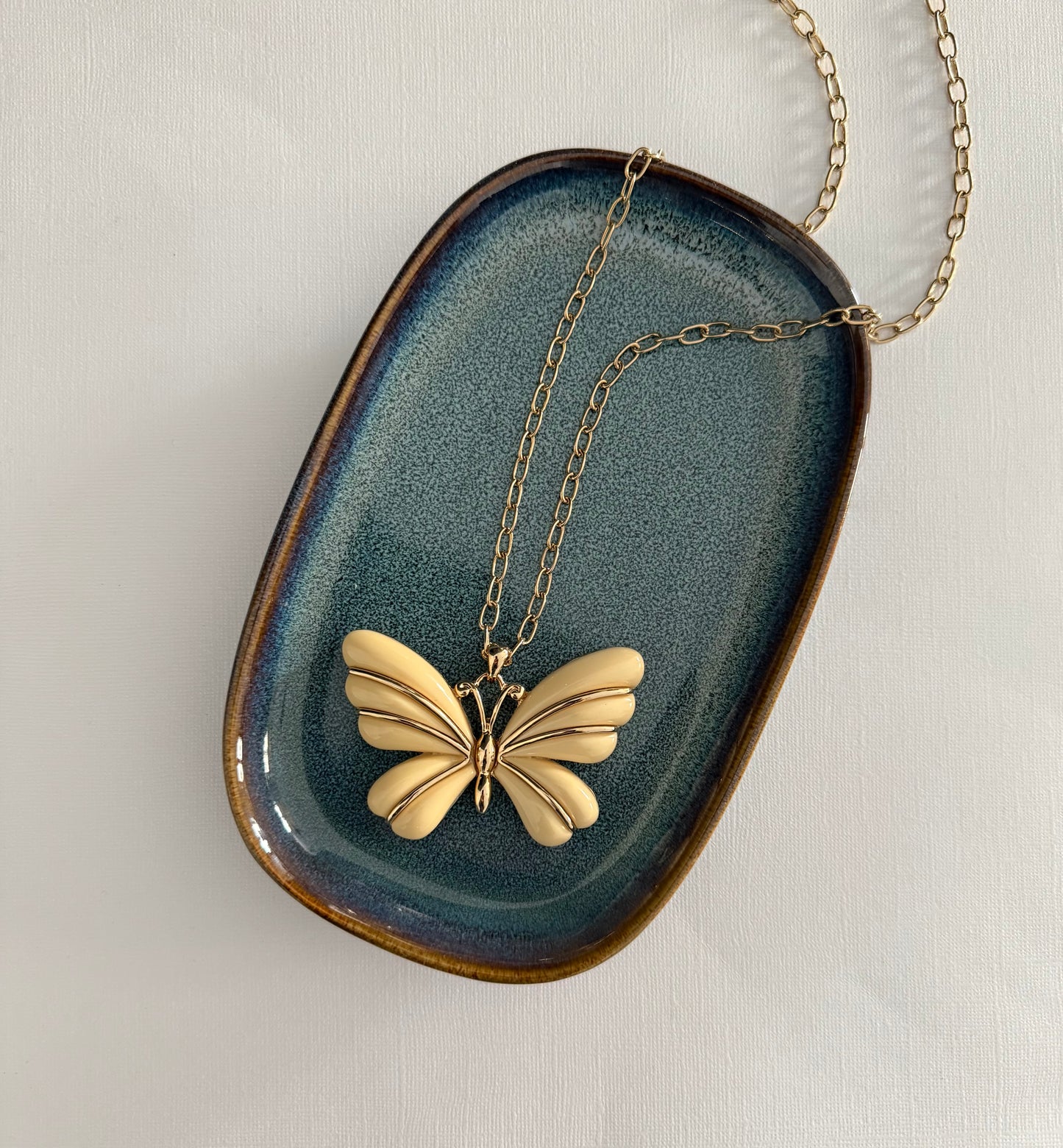 Vintage 80’ Butterfly necklace