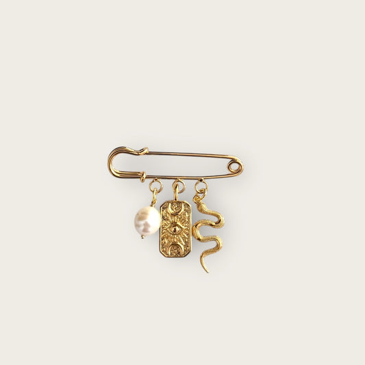 Pin with pendants