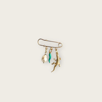 Pin with pendants