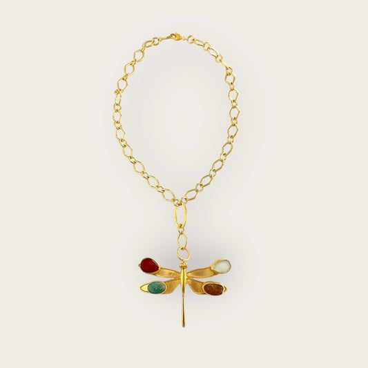 Necklace with Dragonfly