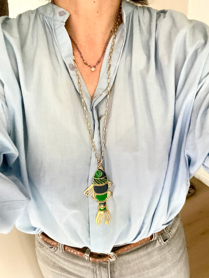 Preloved Fish necklace