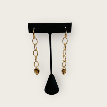 Earrings with Smokey Quartz