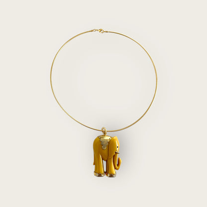Choker with Vintage Elephant