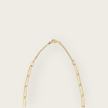 Long necklace with Agate heart