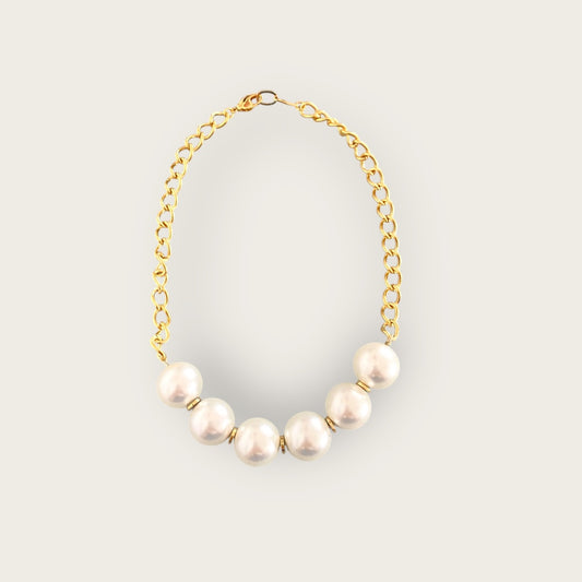 Ras du cou pearl necklace