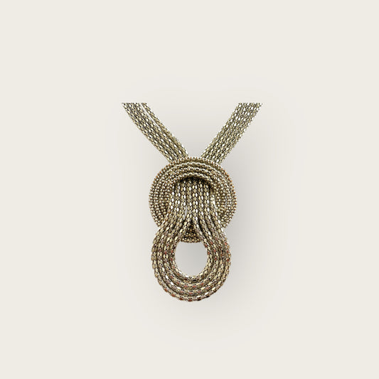 Vintage silver colored necklace
