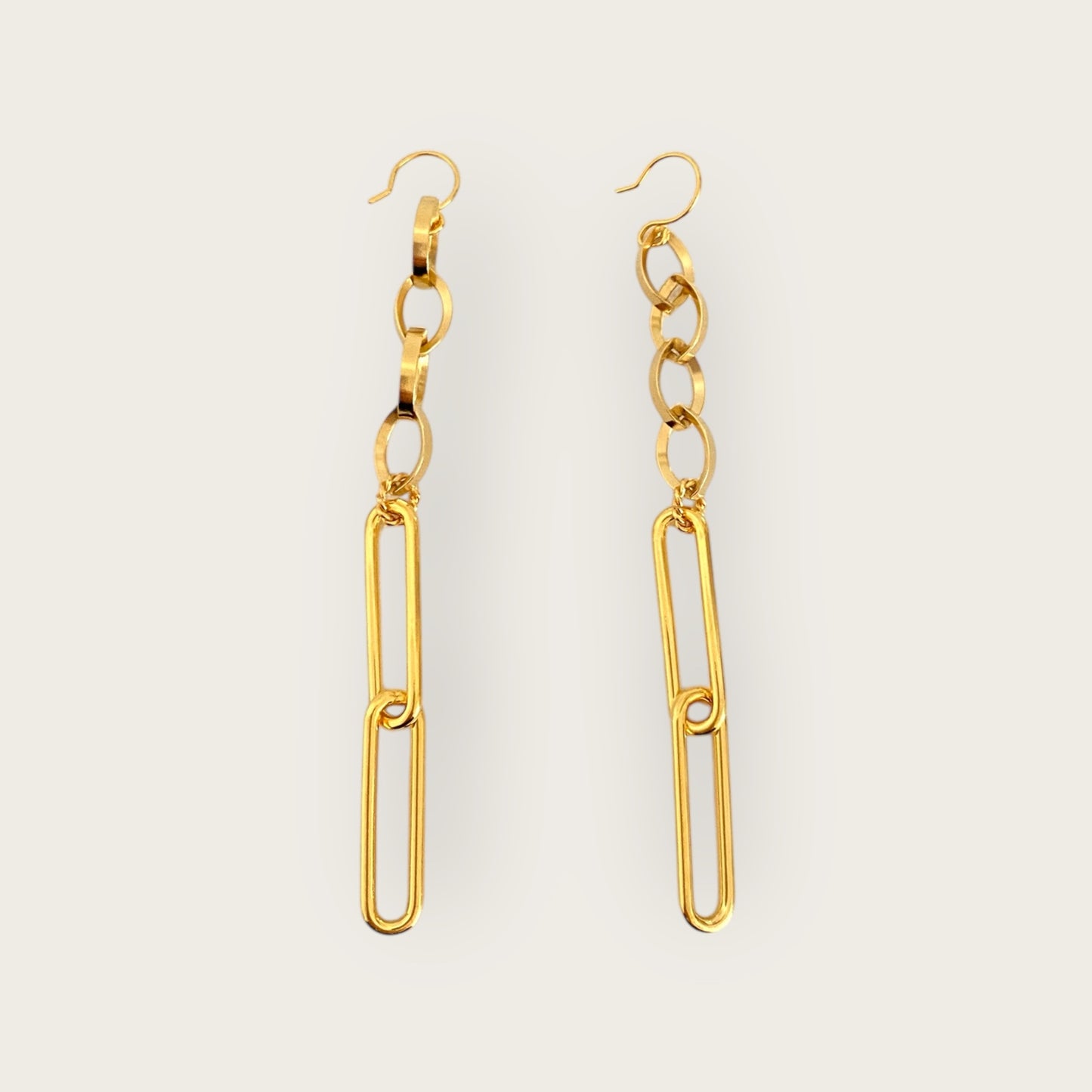 Long bold earrings