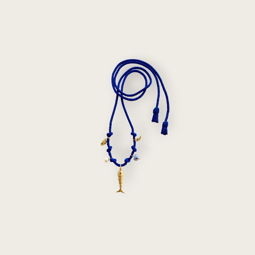 The LEA silk rope necklace